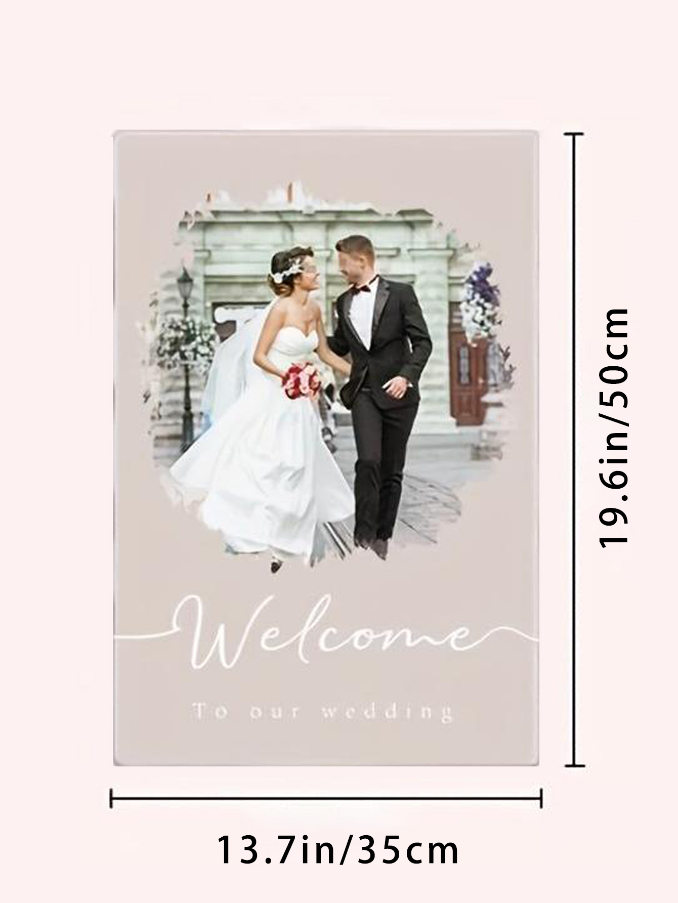 Customized Acrylic Wedding Welcome Sign